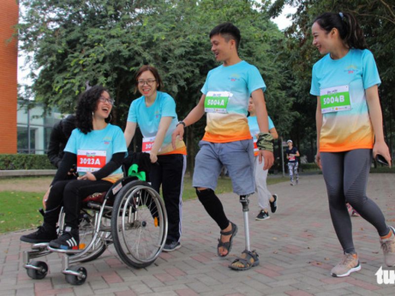 Phong trào thể thao 'You raise me up' giúp người khuyết tật