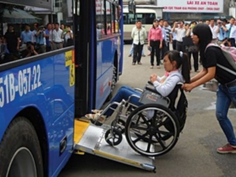 Năm 2026-2030: 50% người khuyết tật được vận tải công cộng đảm bảo tiêu chuẩn