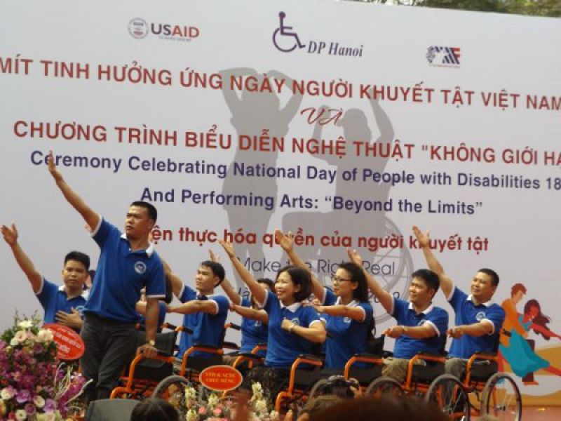 Ấn tượng chương trình biểu diễn nghệ thuật “Không giới hạn” của người khuyết tật