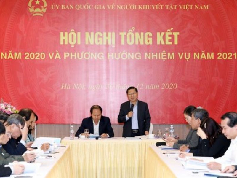 Ủy ban Quốc gia về người khuyết tật Việt Nam tổng kết nhiệm vụ năm 2020