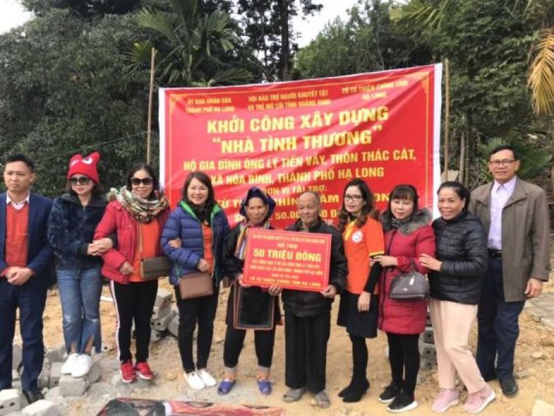 Tỉnh Hội Quảng Ninh: Khánh thành nhà tình thương cho gia đình người nghèo khuyết tật