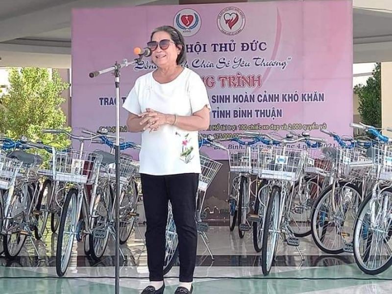 Tỉnh Hội Bình Thuận: 100 xe đạp trao tặng học sinh có hoàn cảnh khó khăn huyện Bắc Bình