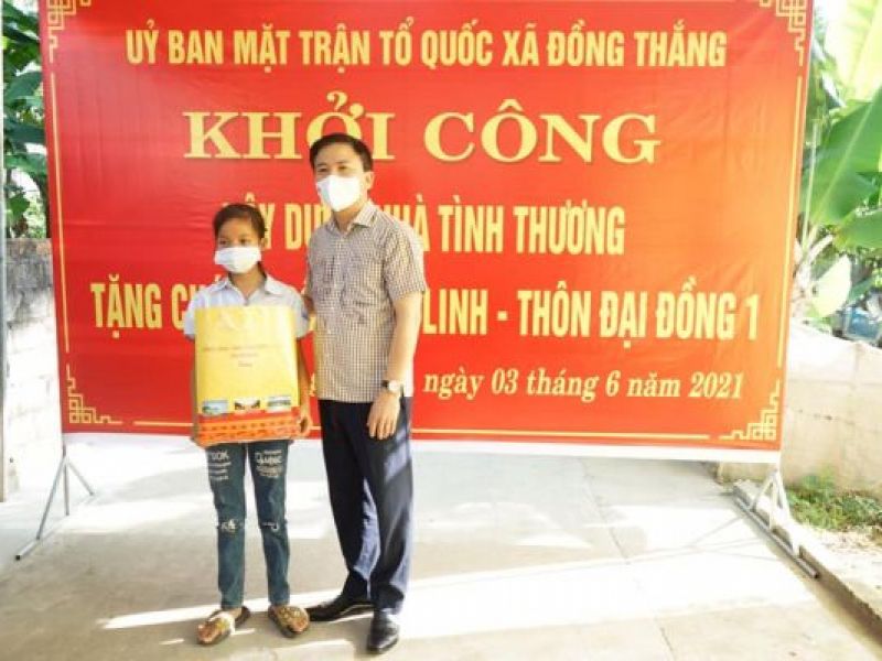 Triệu Sơn (Thanh Hóa): Khởi công xây dựng nhà tình thương cho nữ sinh mồ côi