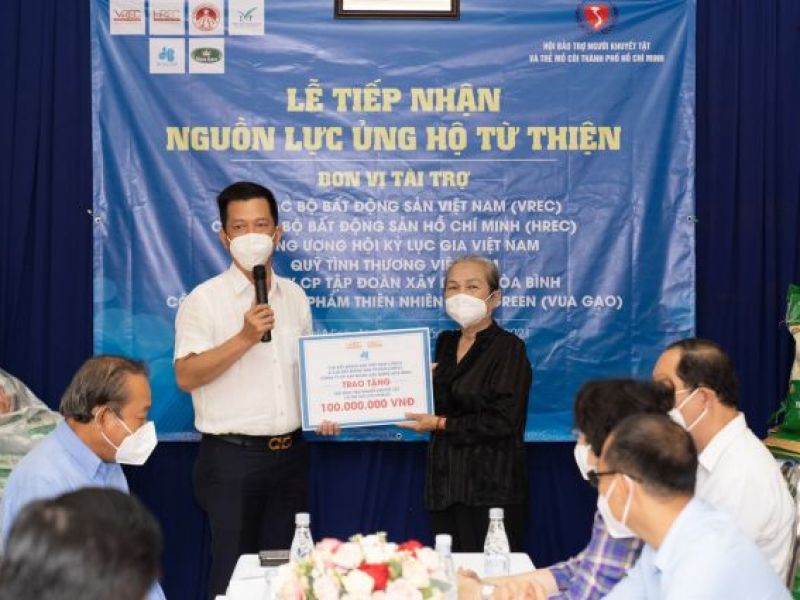 VREC và HREC hỗ trợ Hội bảo trợ người khuyết tật và trẻ em mồ côi TP Hồ Chí Minh