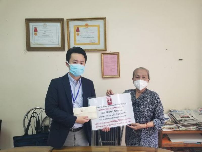 Thành Hội thành phố Hồ Chí Minh: Công ty TNHH Daibiru Saigon Tower trao tặng 40 triệu đồng nhằm hỗ trợ các em mồ côi