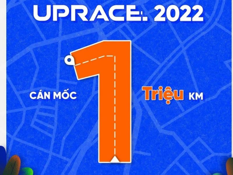 UpRace - Sự kiện Chạy trực tuyến vì cộng đồng cán mốc 1.000.000 km