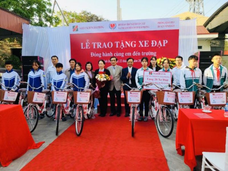 Thành Hội Hải Phòng: 55 xe đạp trao tặng cho học sinh có hoàn cảnh đặc biệt