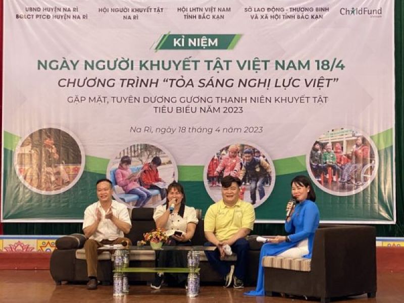 Tỉnh Hội Bắc Kạn: Chương trình Toả sáng nghị lực Việt kỷ niệm ngày Người khuyết tật Việt Nam