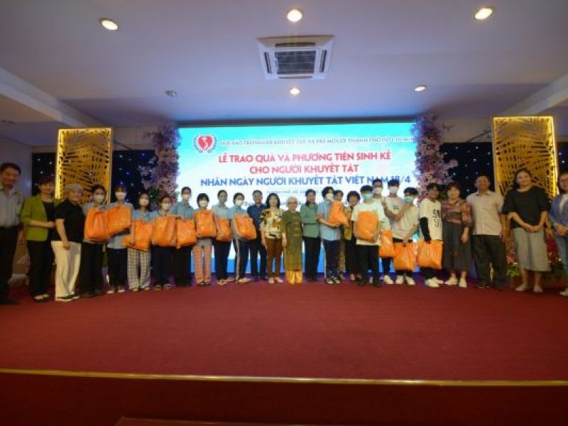Thành Hội Tp. Hồ Chí Minh: 750 đối tượng được thụ hưởng nhân tháng hành động vì người khuyết tật