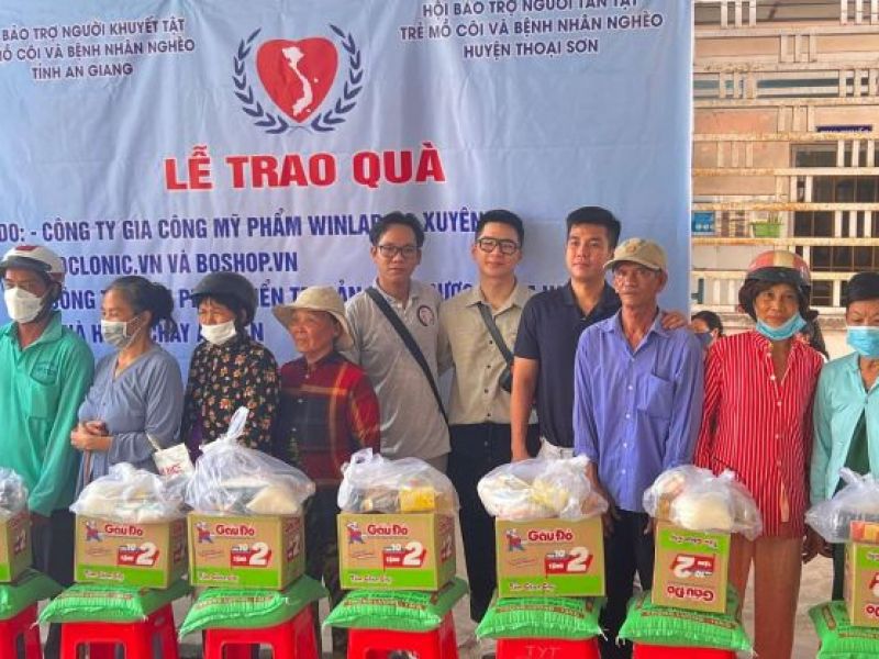 Tỉnh Hội An Giang: 200 suất quà tặng người nghèo huyện Thoại Sơn