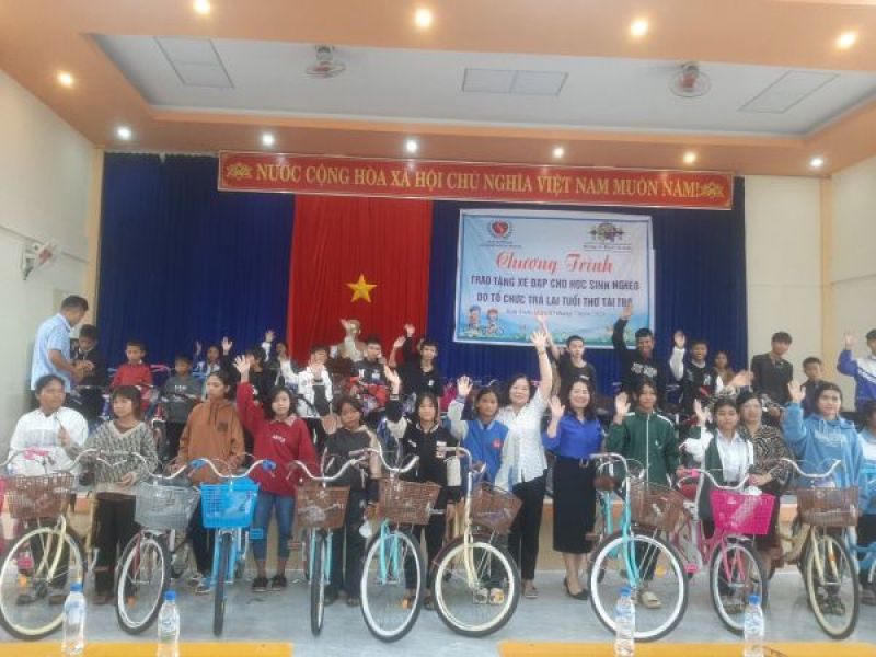 Tỉnh Hội Kon Tum: Trao 50 xe đạp cho trẻ mồ côi, trẻ có hoàn cảnh đặc biệt khó khăn 