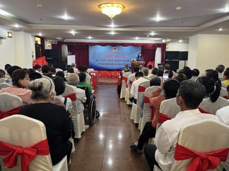 Hội nghị tư vấn, trợ giúp pháp lý và tập huấn nâng cao năng lực cho người khuyết tật một số tỉnh Đồng bằng sông Cửu Long