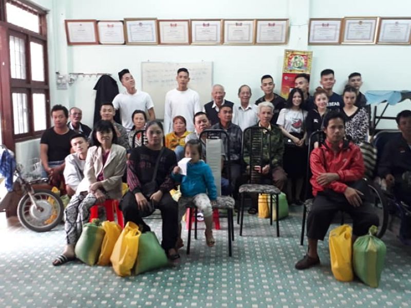 Tỉnh Hội Bình Định: 45 suất quà tết trao tặng đối tượng tại thành phố Quy Nhơn